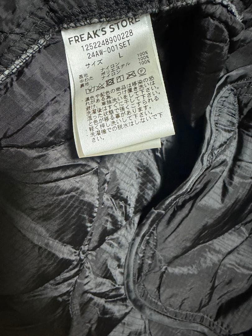 ビッグシルエット M-65 ライナー付　モッズコート　ブラック