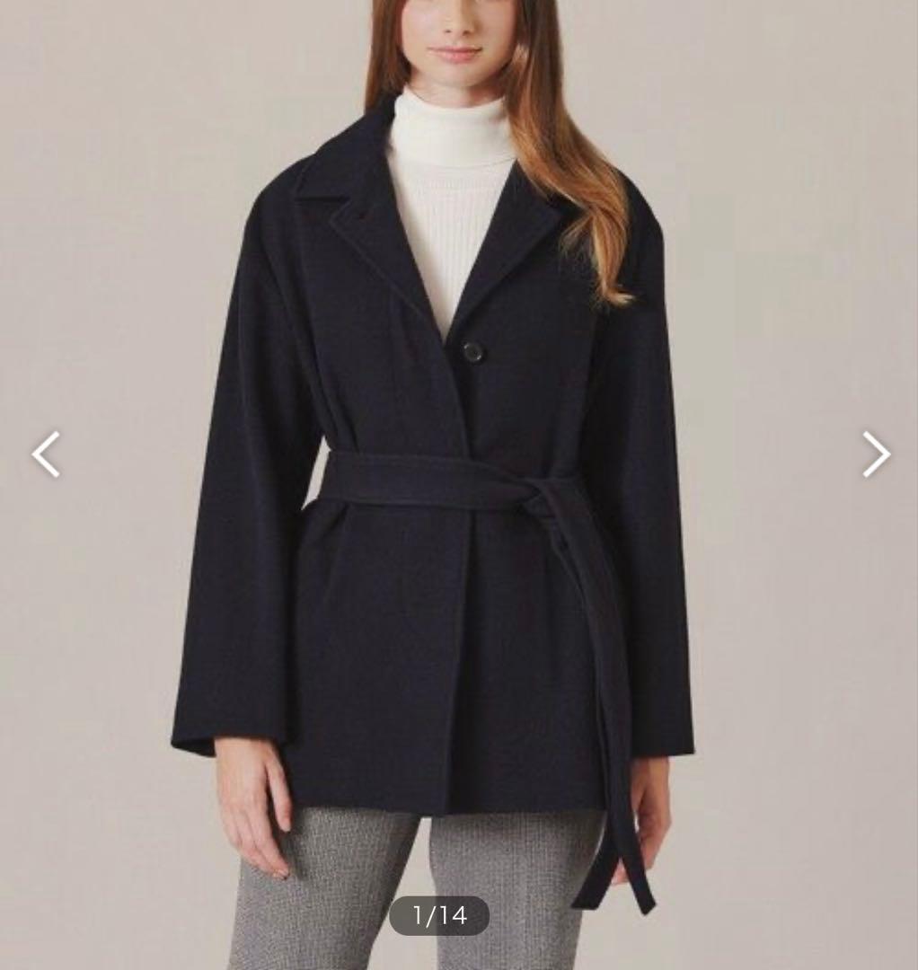 MACKINTOSH LONDON ファインウールナイロンコート　L