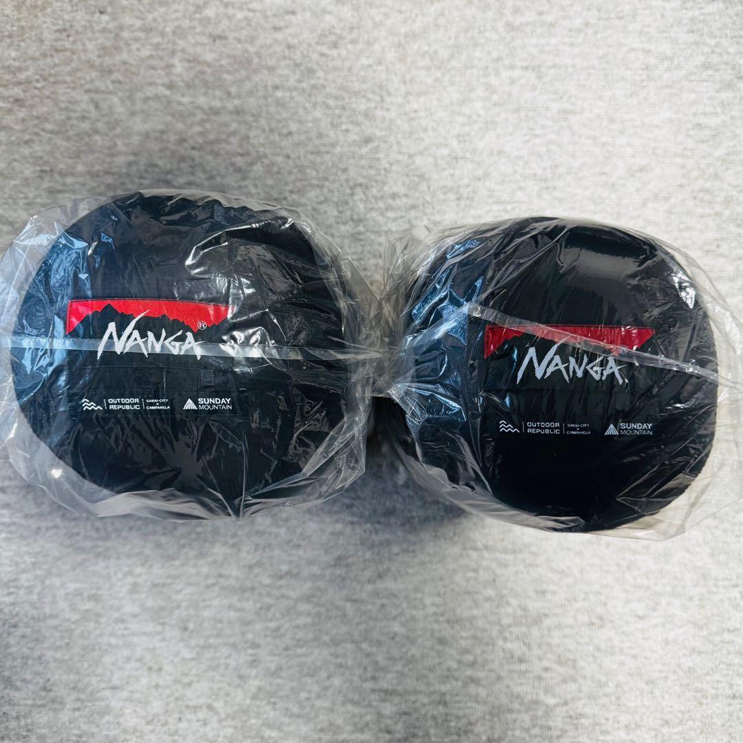 新品｜NANGA x サンデーマウンテン 別注シュラフ SF800 BK 2組