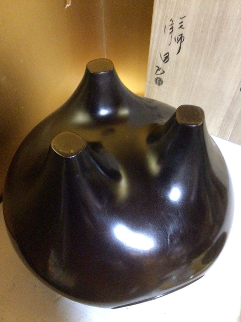 茶道具 風炉釜 『佐藤浄清』共桐箱付き