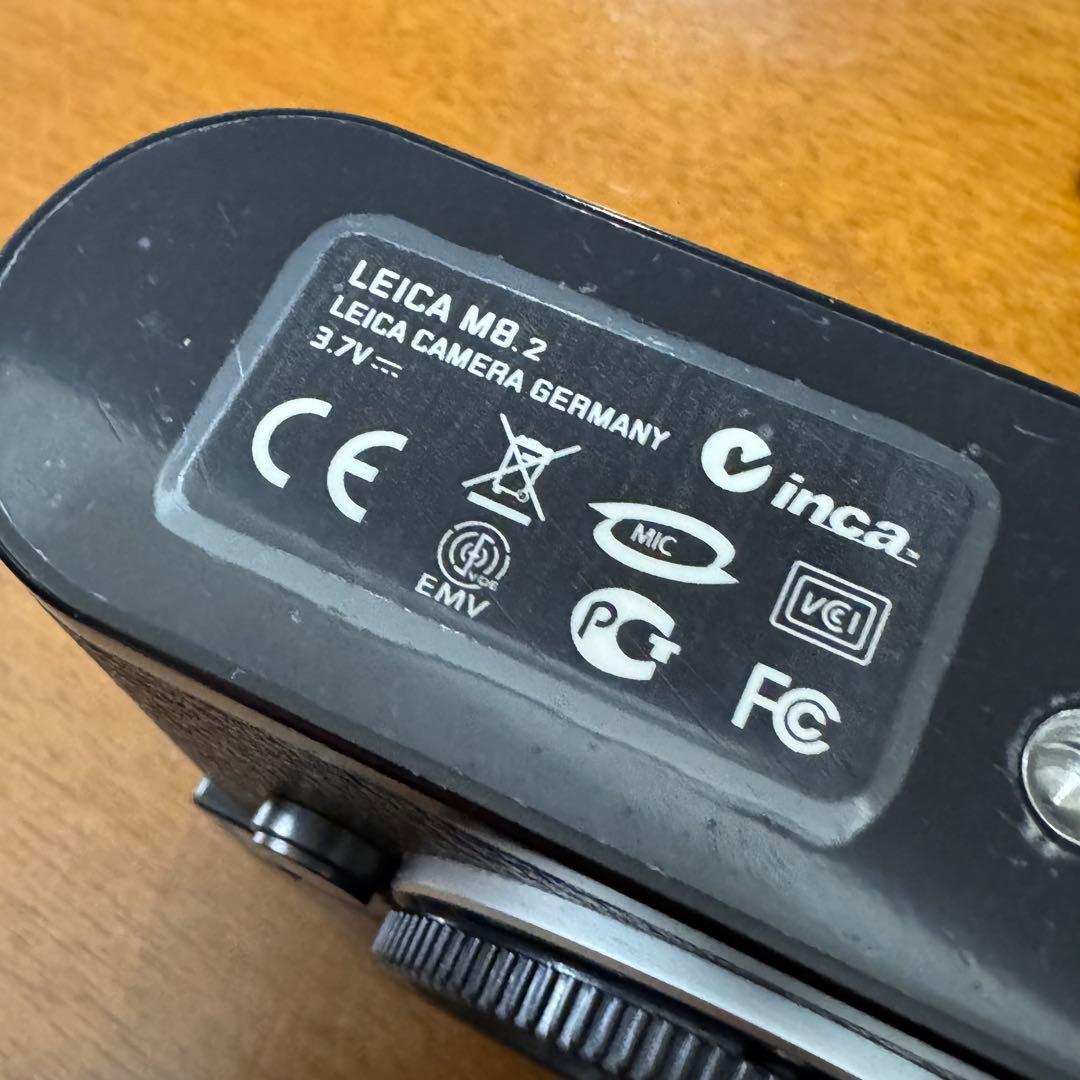 Leica M8.2デジタルカメラ ブラックペイント レンジファインダー
