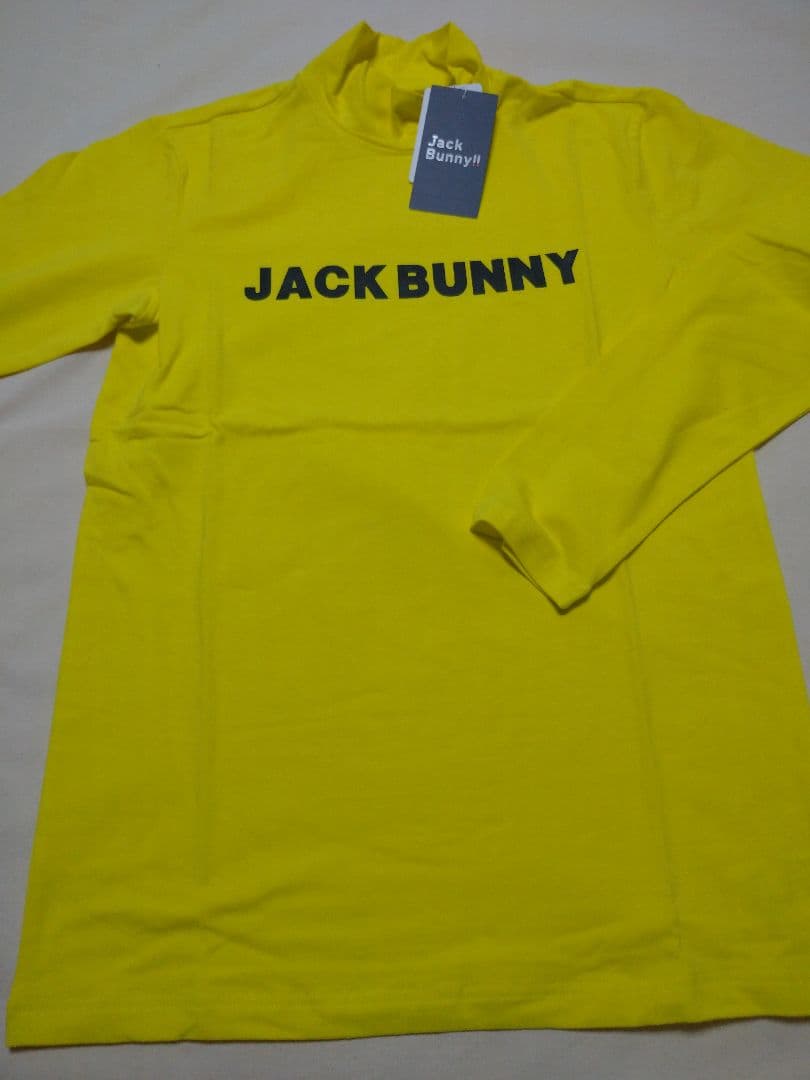 イエロー サイズ5ハイネックシャツ L メンズ ゴルフウェア ジャックバニー