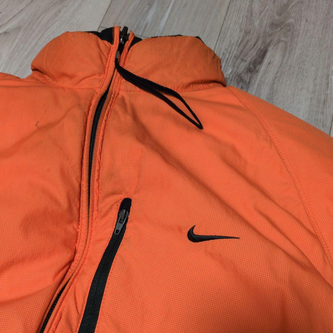 00s Nike ダークグリーン ダウンジャケット リバーシブル