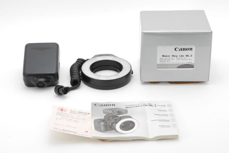 Canon マクロレンズ　マクロリングライト