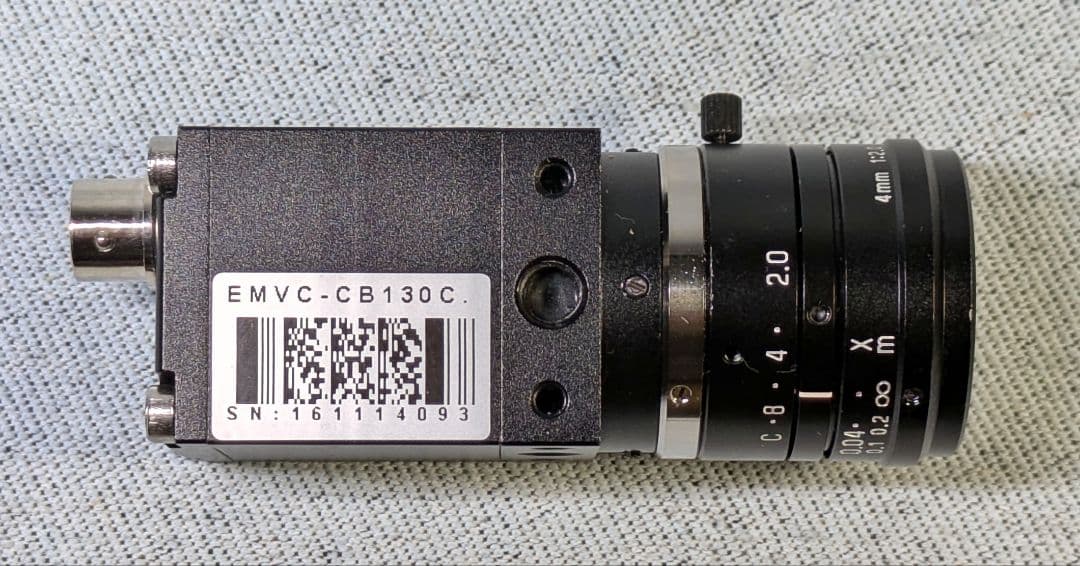 【ほぼ新品】⚫ミスミ高速撮影対応カメラEMVC-CB130C 4mmレンズ付き