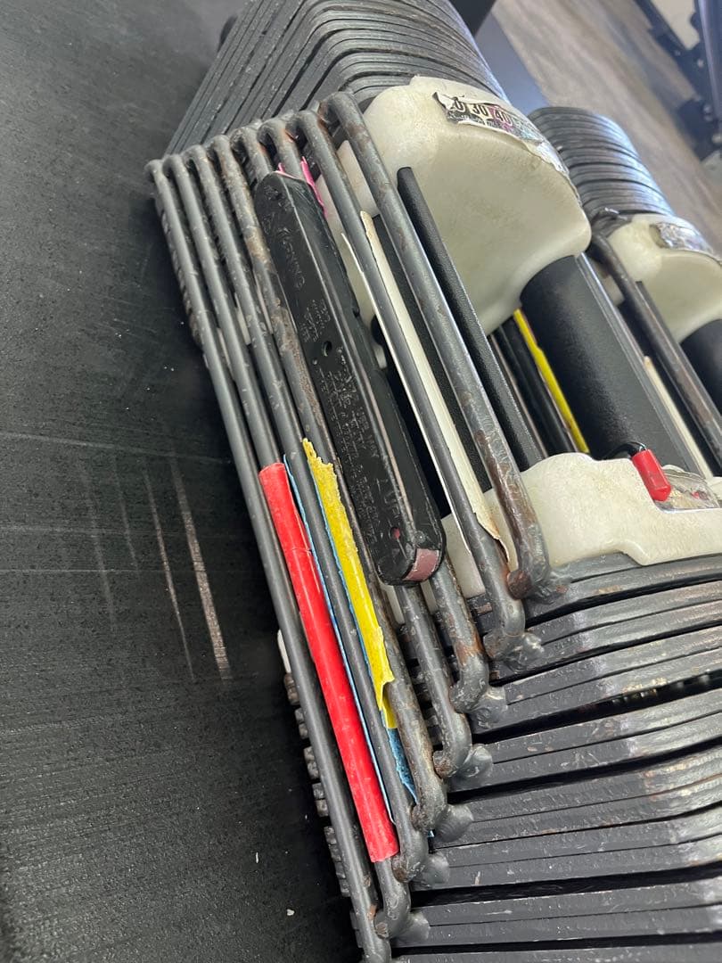 ブロックダンベル 可変式 片腕42kg １対 2個セット27段階調節可能