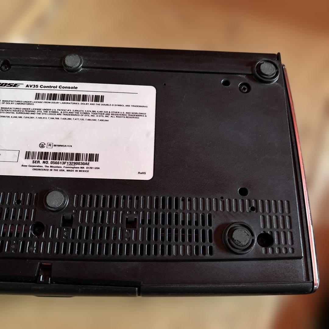 BOSE AV35 control Console本体、リモコンのみ【ジャンク】