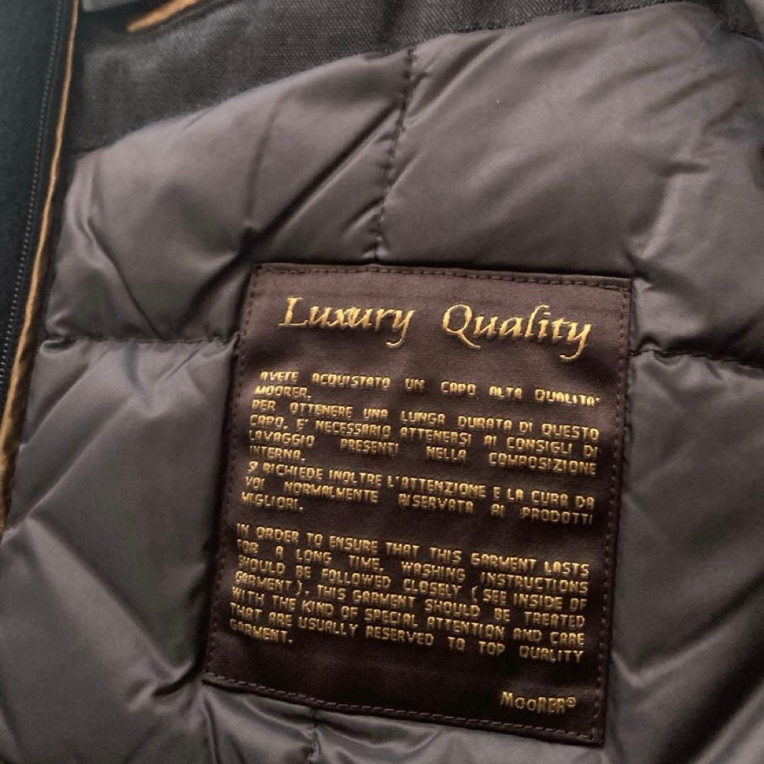 【美品】MOORER DUCALE-LE ウールカシミヤ ダウンチェスターコート