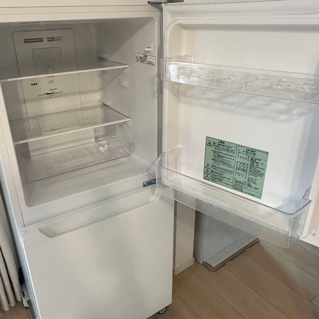 ニトリ　ノンフロン冷蔵庫 NR121WH 121L※現地引取りも可能