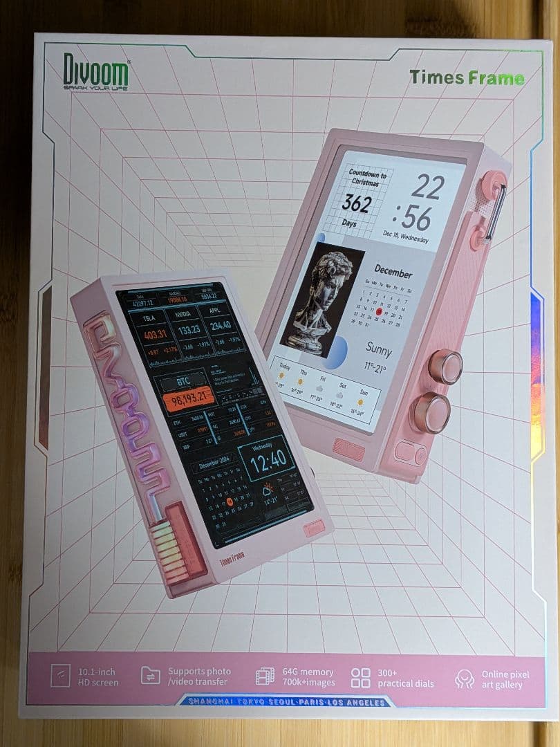 Divoom Times Frame デジタルフォトフレーム