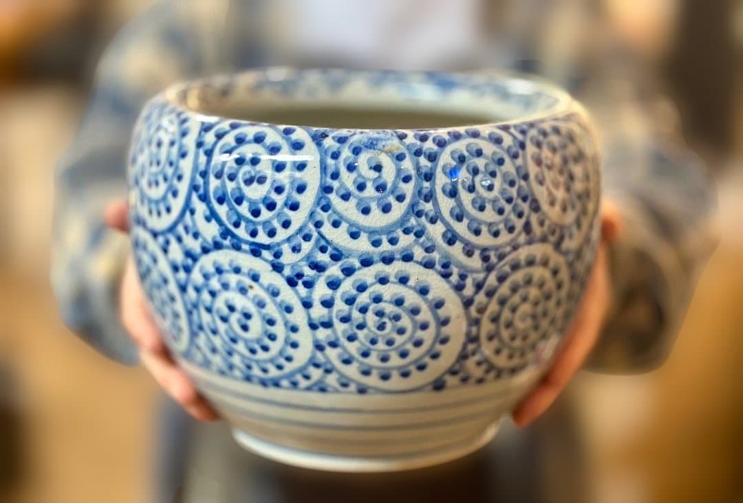 再値下げ　新品　信楽焼　火鉢　大サイズ　鉢カバー　ワインクーラー　直径23c