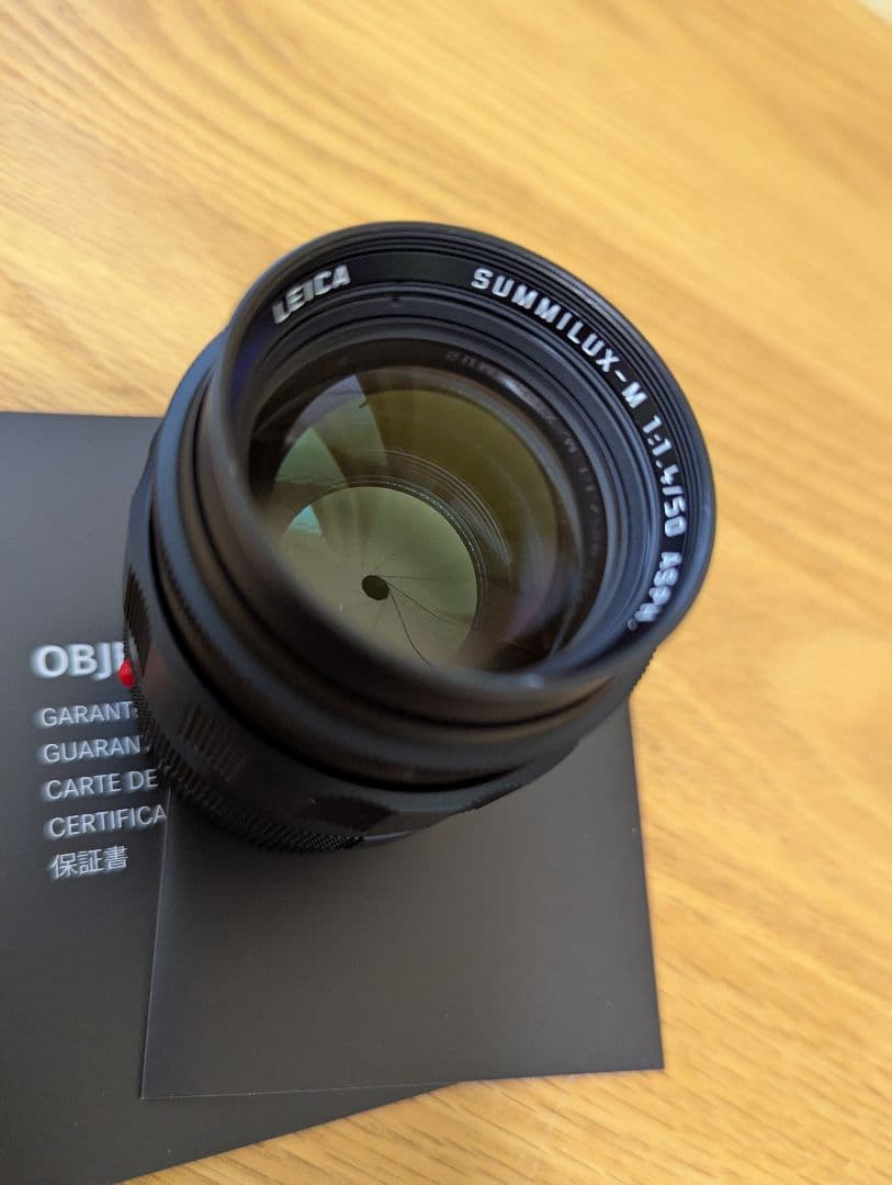 【未使用】LEICA SUMMILUX 50mm Black chrome