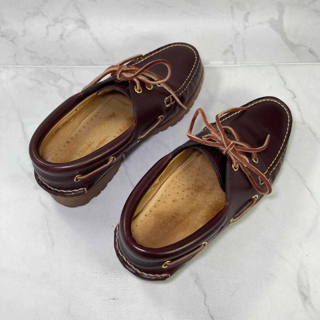 【美品】REGAL JE38 デッキシューズ 24.5㎝ ブラウン