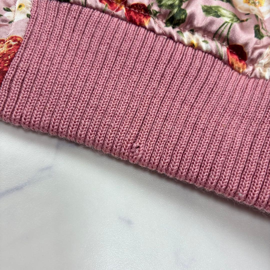 ピンクハウス　リバーシブル✨スカジャン　ブルゾン　いちご刺繍　さくらんぼ