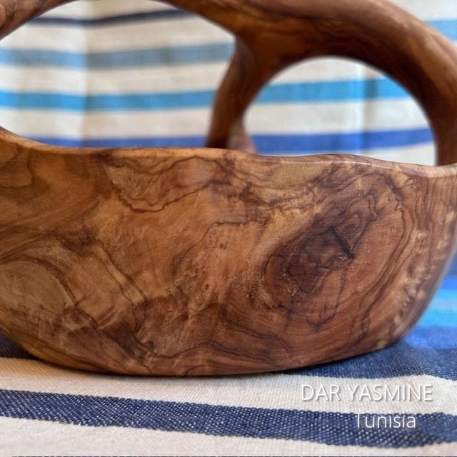 超特大オリーブ　バスケット ボウル 　見えないところもすごいです　約31cm