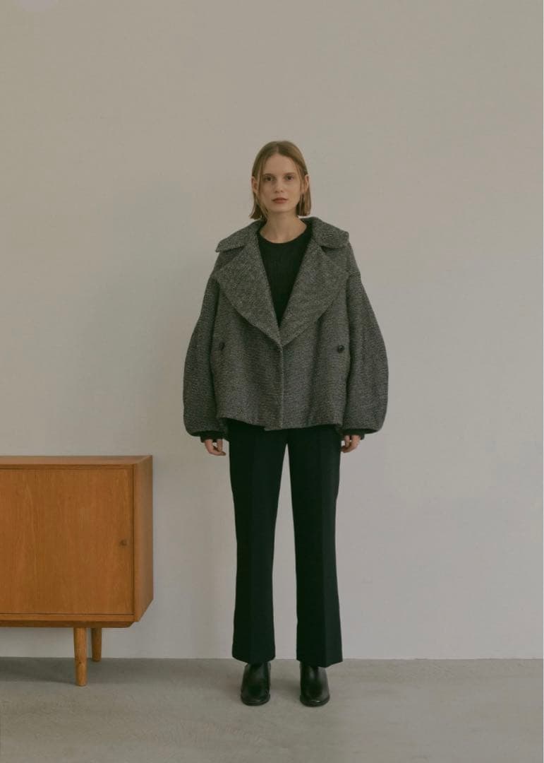 ジャケット・アウター MANOF COCOON LINE SHORT COAT