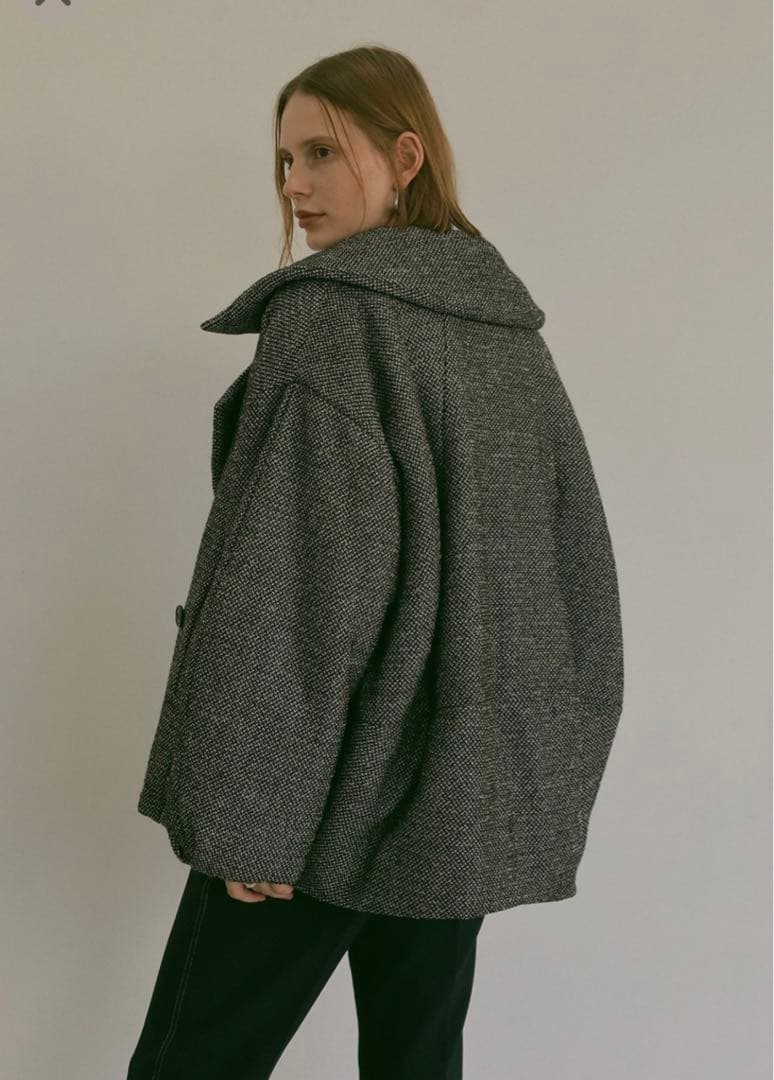 ジャケット・アウター MANOF COCOON LINE SHORT COAT