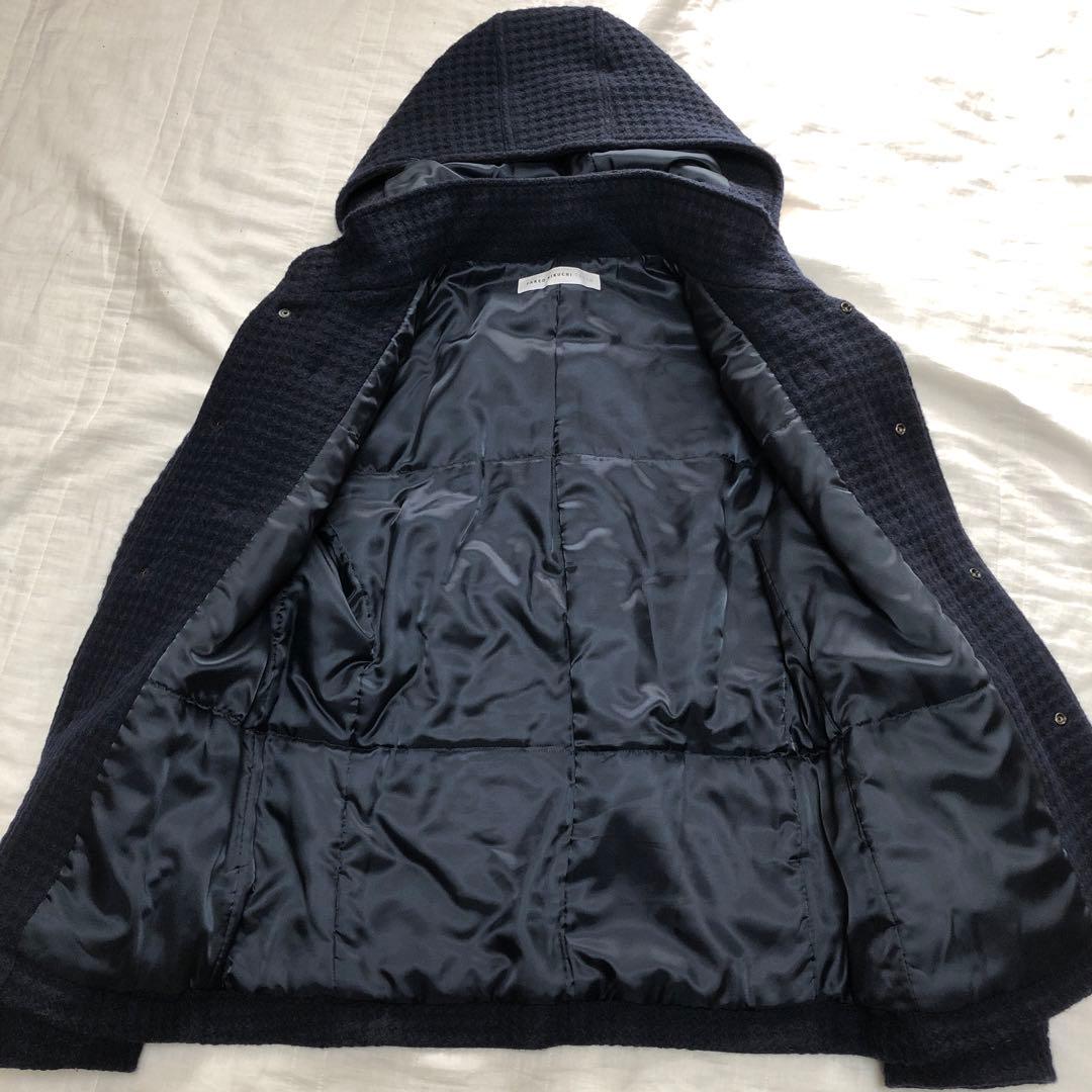 ★美品　タケオキクチ　ダッフルコート　ネイビー