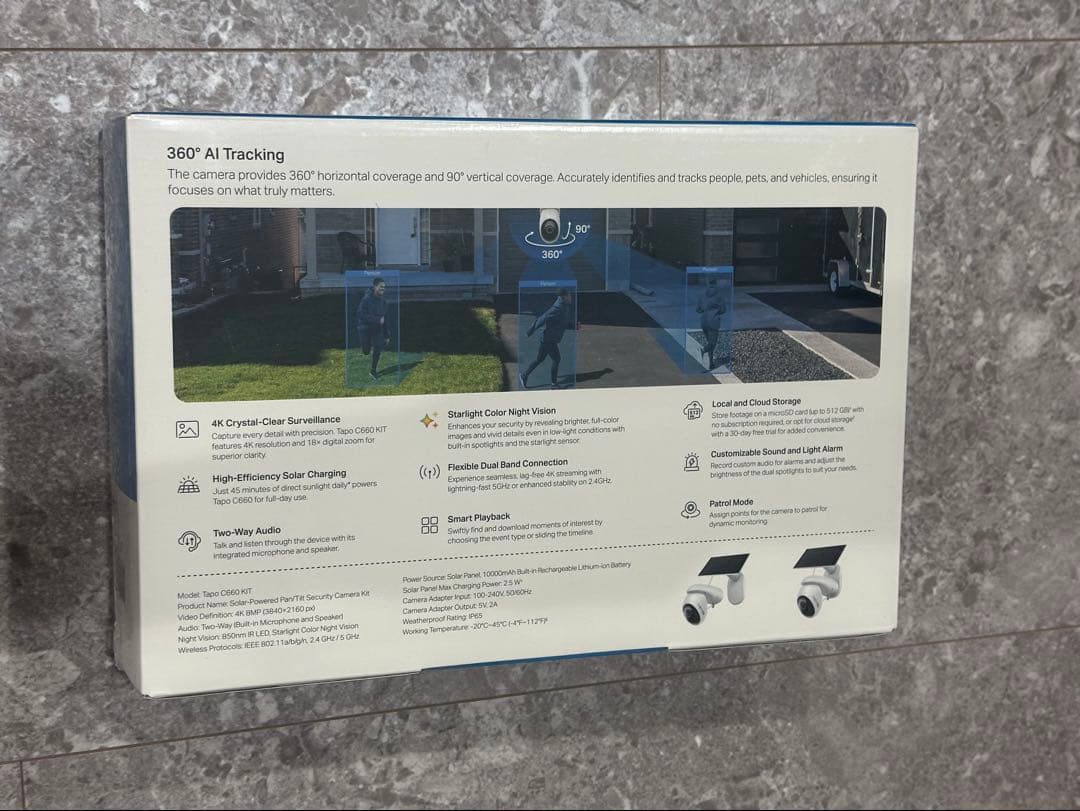 tapo C660 KIT 4K防犯カメラキット