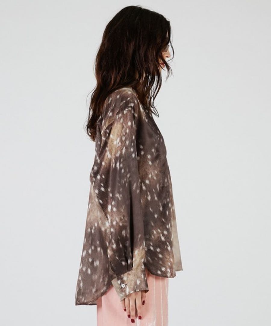 新品 PRANK PROJECT バンビプリントオーバーシャツ