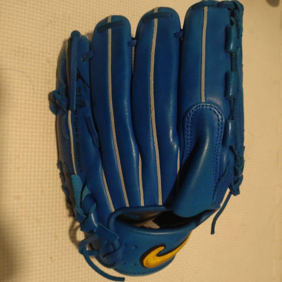 Nike ナイキ ブルー 軟式グローブ 岩隈モデル 一般軟式(大人)用