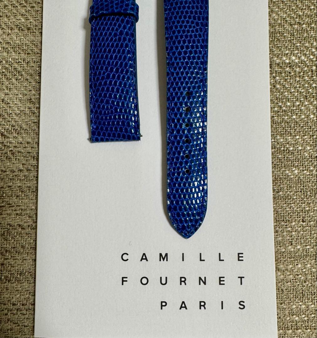 CAMILLE FOURNET リザード レザーベルト 革 時計 19/16