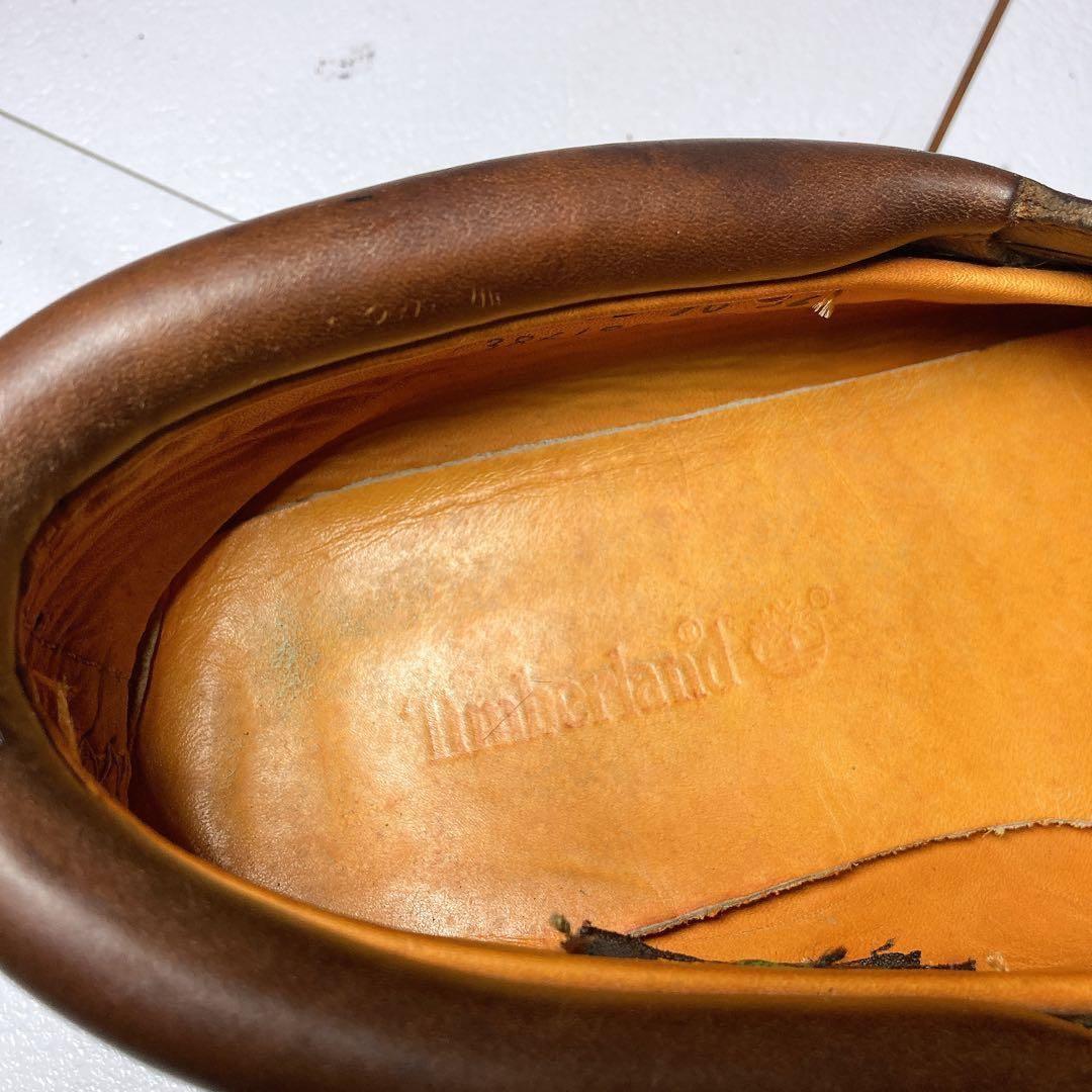 ティンバーランド 3eye クラシックラグ 茶色 デッキシューズ 本革 28