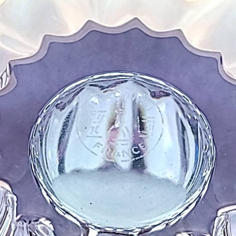 ☆美品☆バカラ　キャンドルホルダー　ミルニュイ　スタンド　パルム　色変わり　1