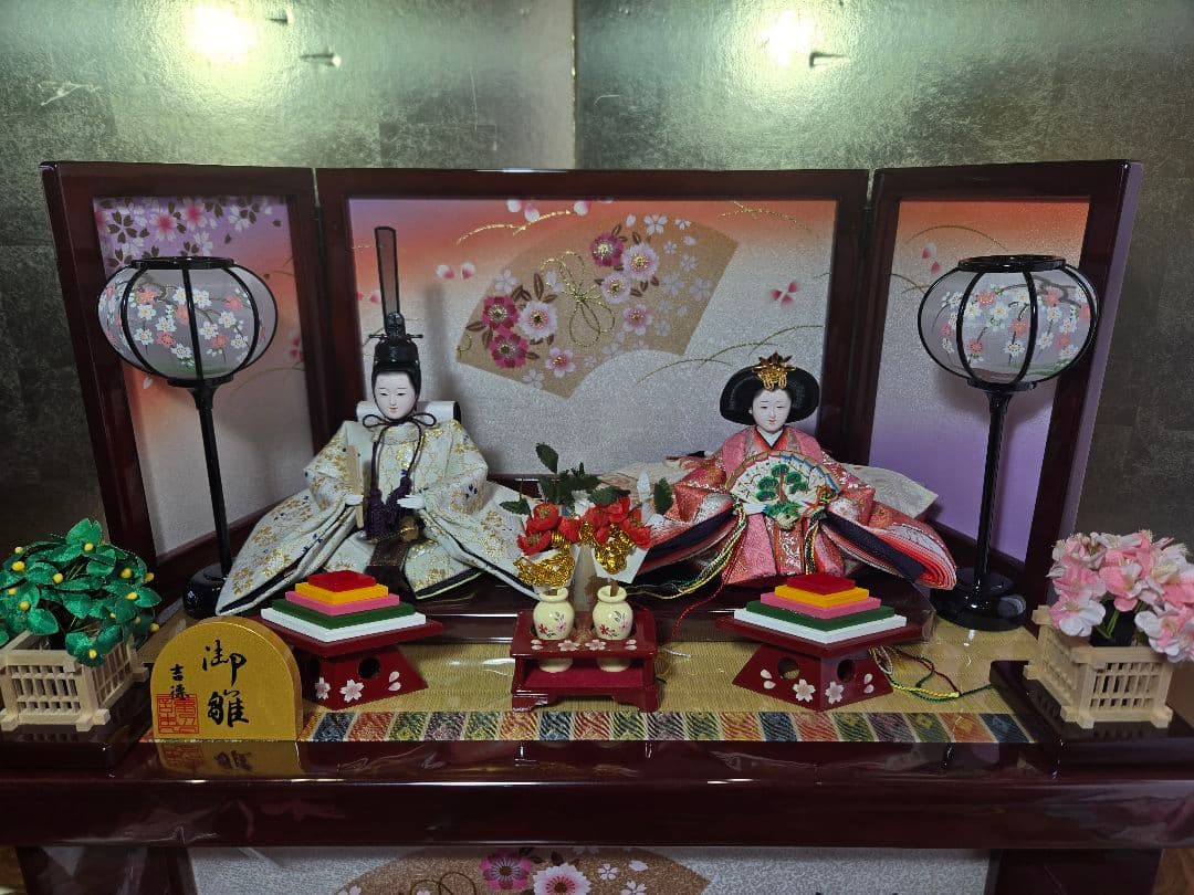 【一点限り】雛人形 収納飾り 　HS28