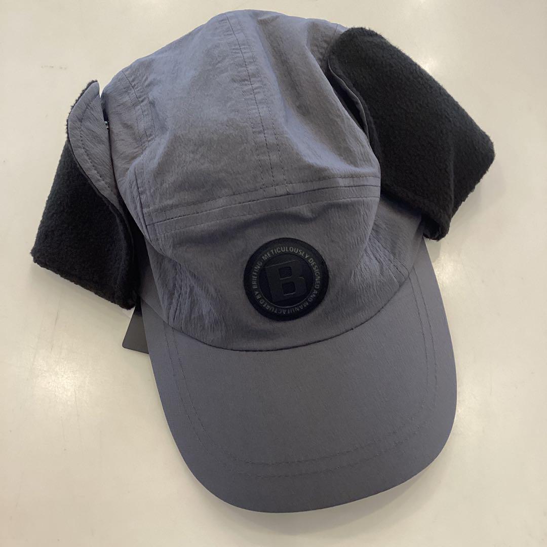 新品未使用　BRIEFING FLIEECE FLAPCAP グレー