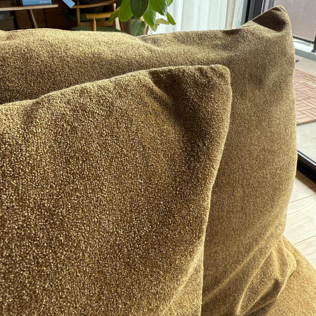 【希少品】Re:CENO リセノ AGRA アグラソファ クリンプ生地 オリーブ