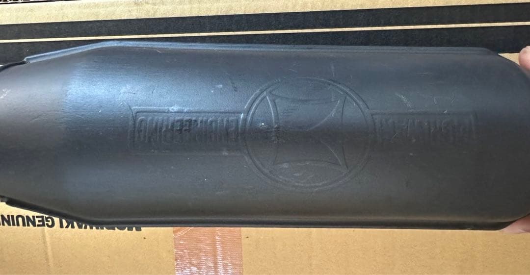 モリワキ Z用　モナカマフラー ブラック 01810-D1201-10