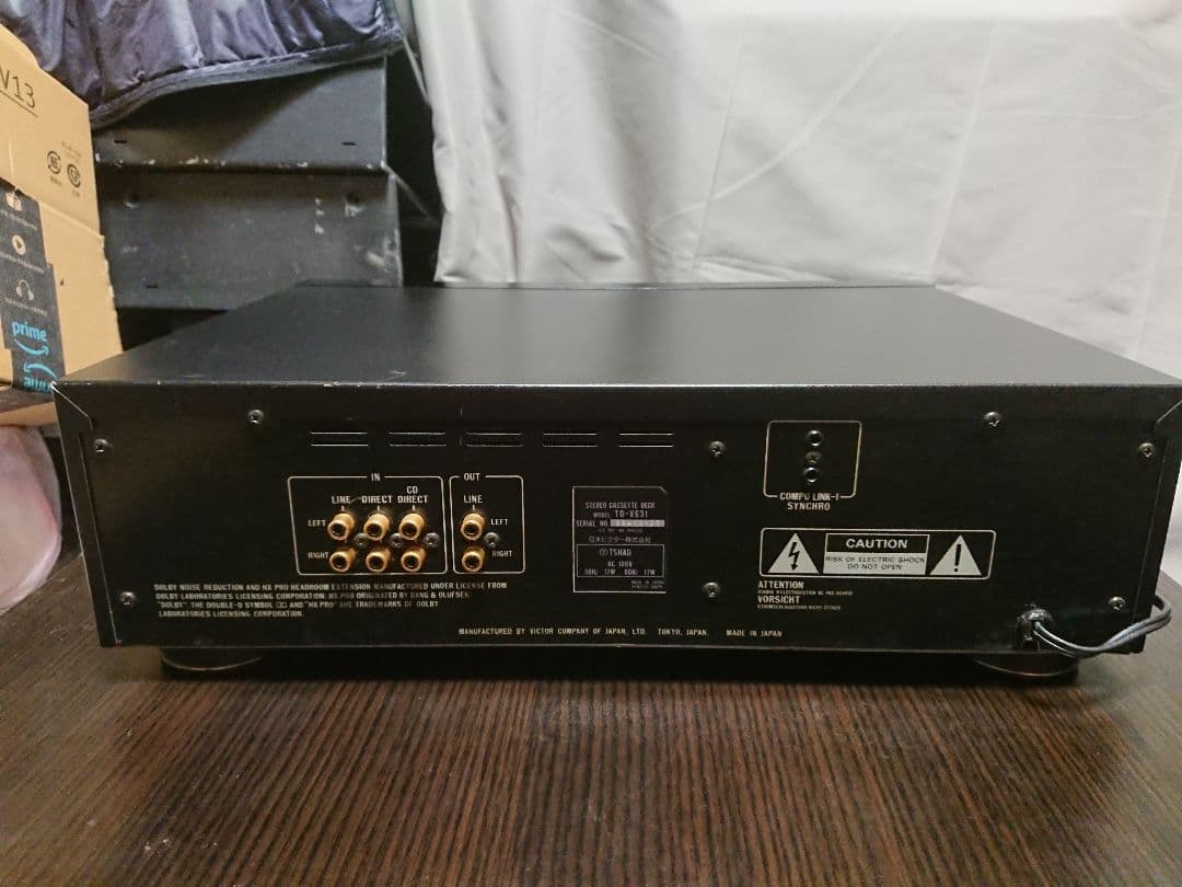 美品メンテナンス整備済みVICTOR製3ヘッドカセットデッキTD-V631