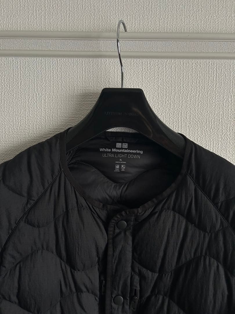 ゆ*お様 【UNIQLO×ホワイトマウンテニアリング】名作ウルトラライトダウン黒