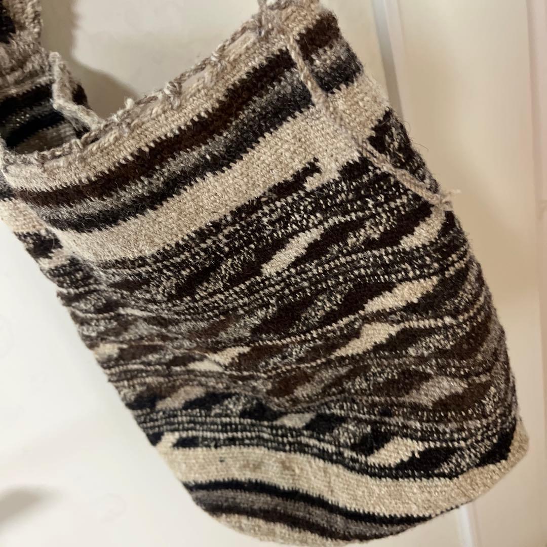 お値下げ‼️手しごと コロンビア バスケット民族 ショルダーバッグ