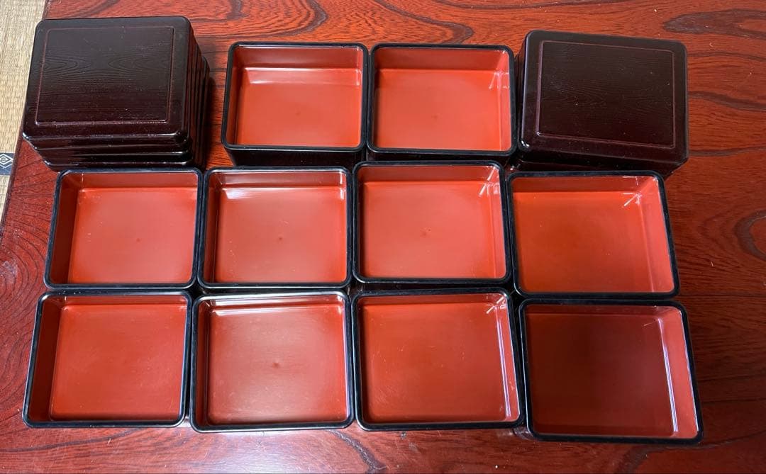 お重箱10個セット 鰻重・カツ重・天重・ちらし寿司