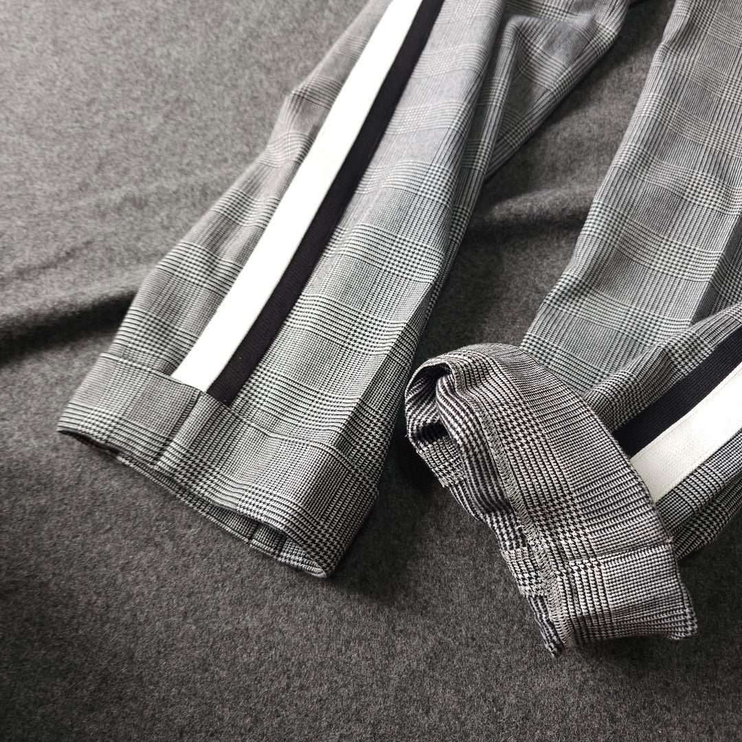 【ラフアンドスウェル】サイドライン×グレンチェック総柄 ゴルフパンツS