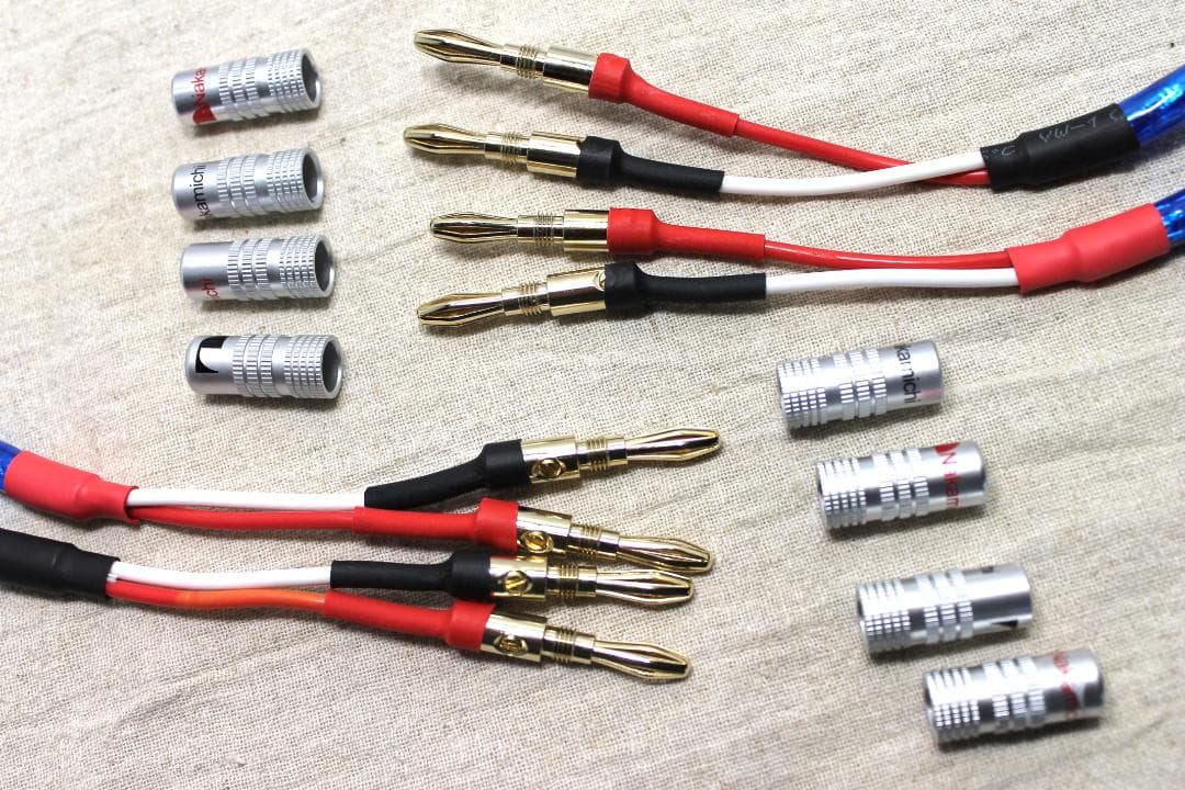 2200αゾノトーンZONOTONE 1.5m2本 ナカミチ新品金バナナプラグ付