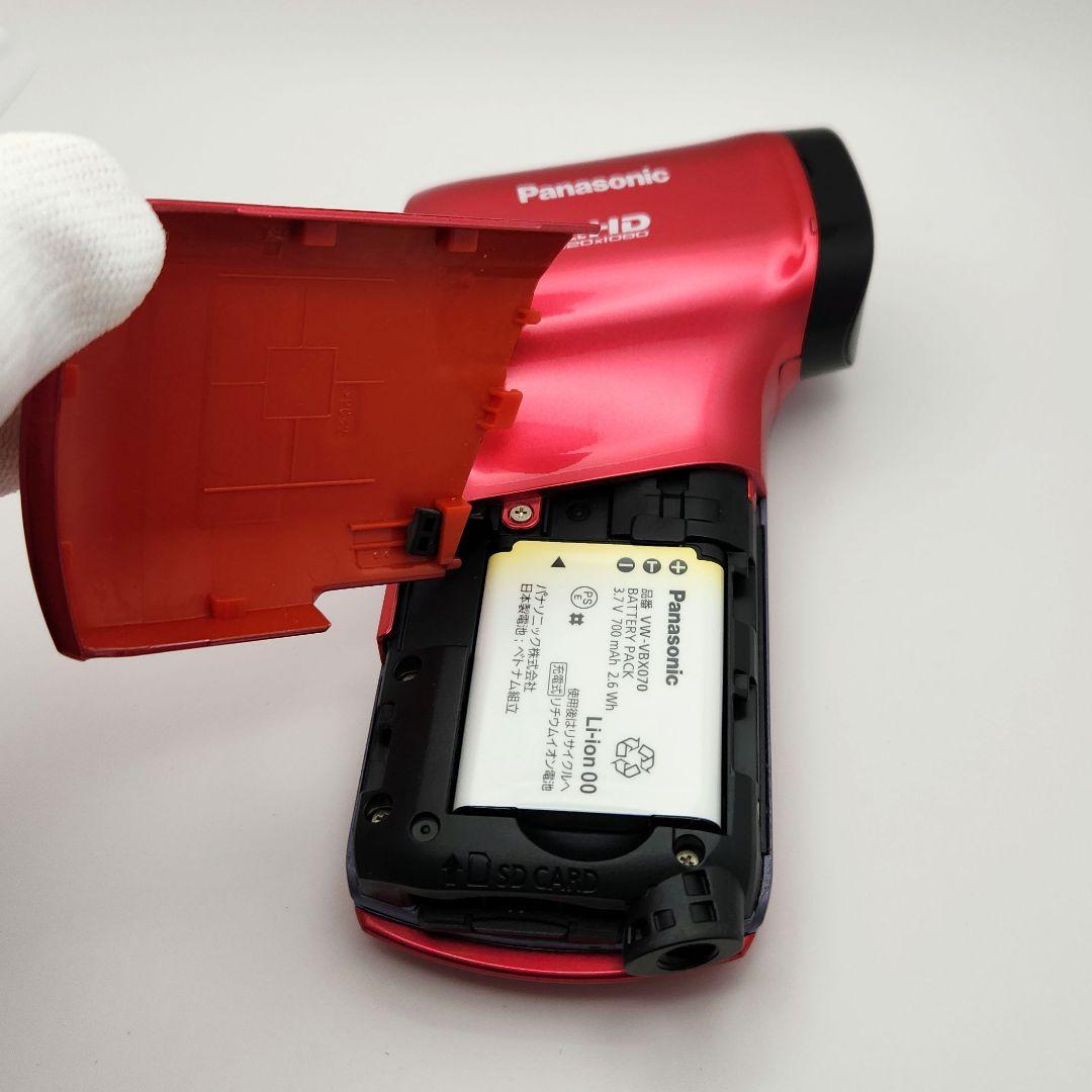 【美品】 Panasonic HXーDC1ビデオカメラ 箱付き ピンクカラー
