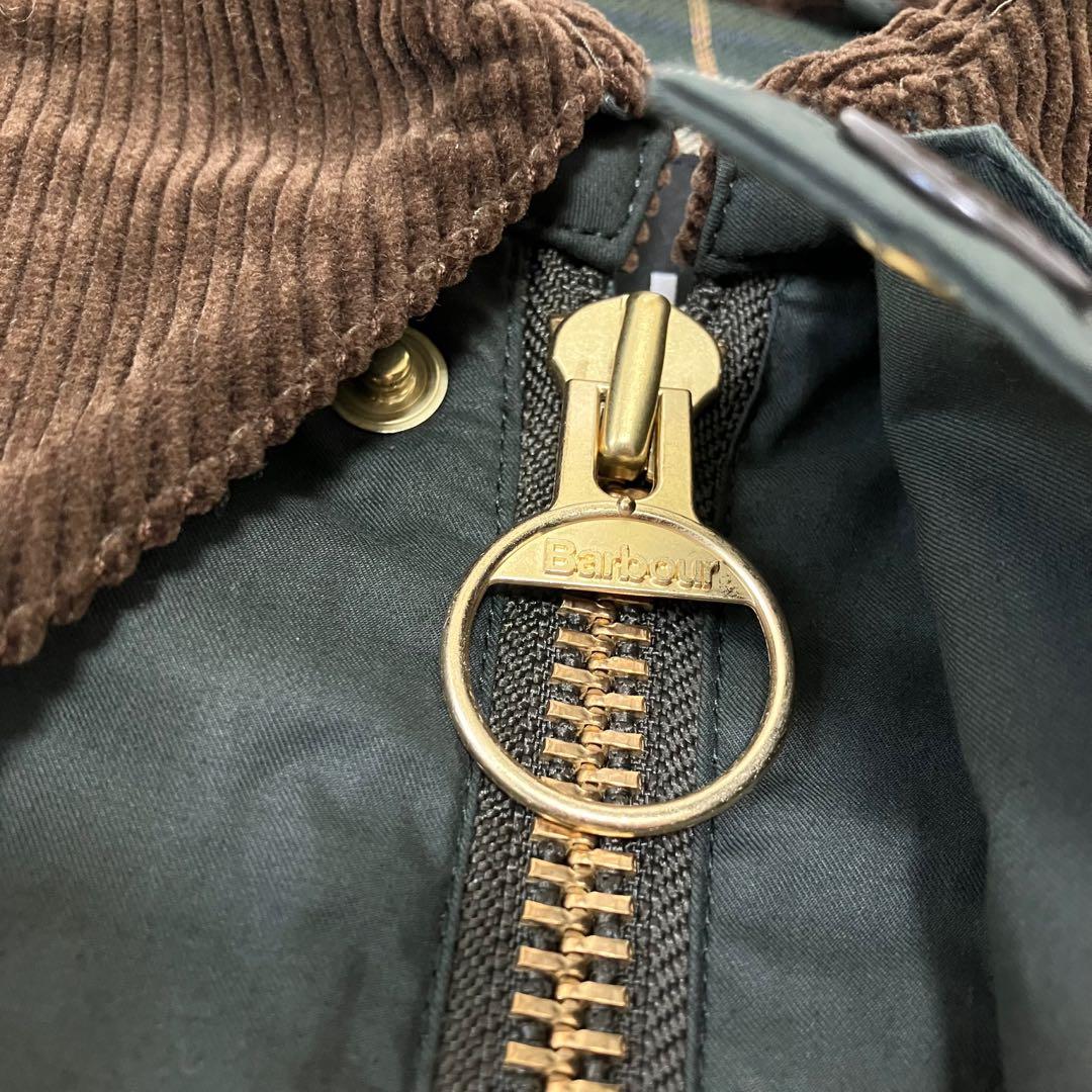 新品/Barbour/OS BURGHLEY JS/ステンカラーコート/カーキ