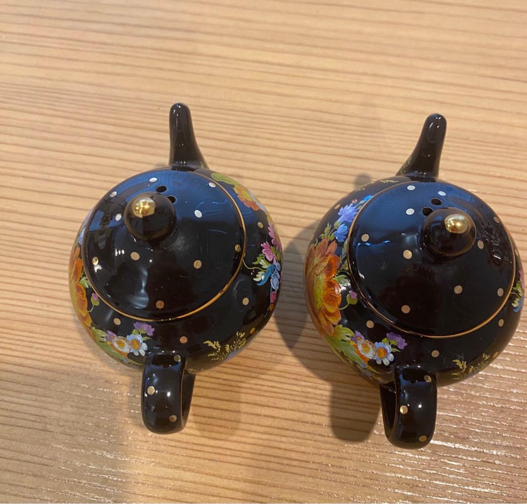 MACKENZiE マッケンジーチャイルズ　ティーポット　ペッパー入れセット