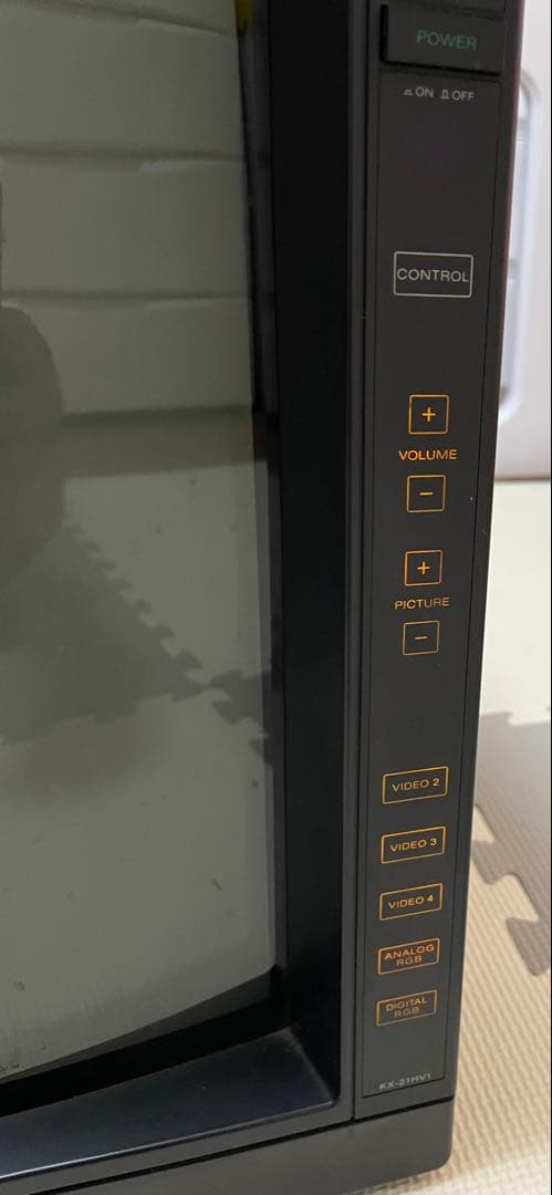 【希少品】ソニートリニトロンカラーモニターKX-21HV1 ジャンク品 部品取り