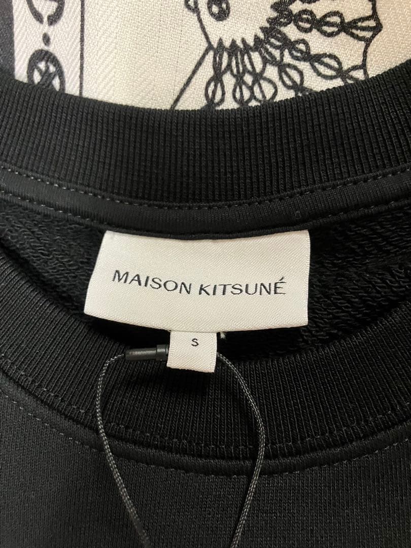 MAISON KITSUNEスウェット　ブラック　S