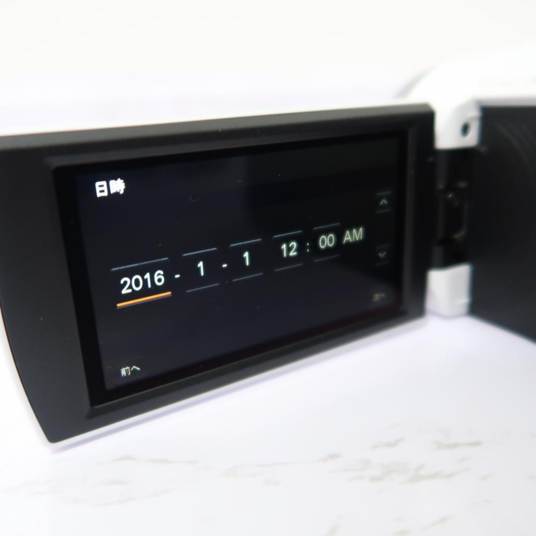 美品 Sony HDR-CX680 ハンディカム ビデオカメラ ホワイト