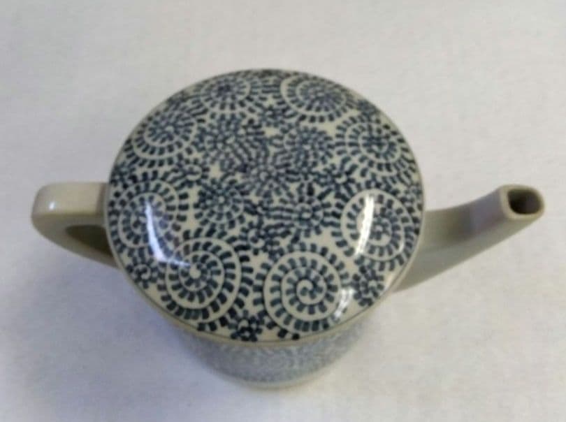 茶道具 水次 水注 片口 古伊万里写 蛸唐草 利祥 波佐見焼 利左エ門