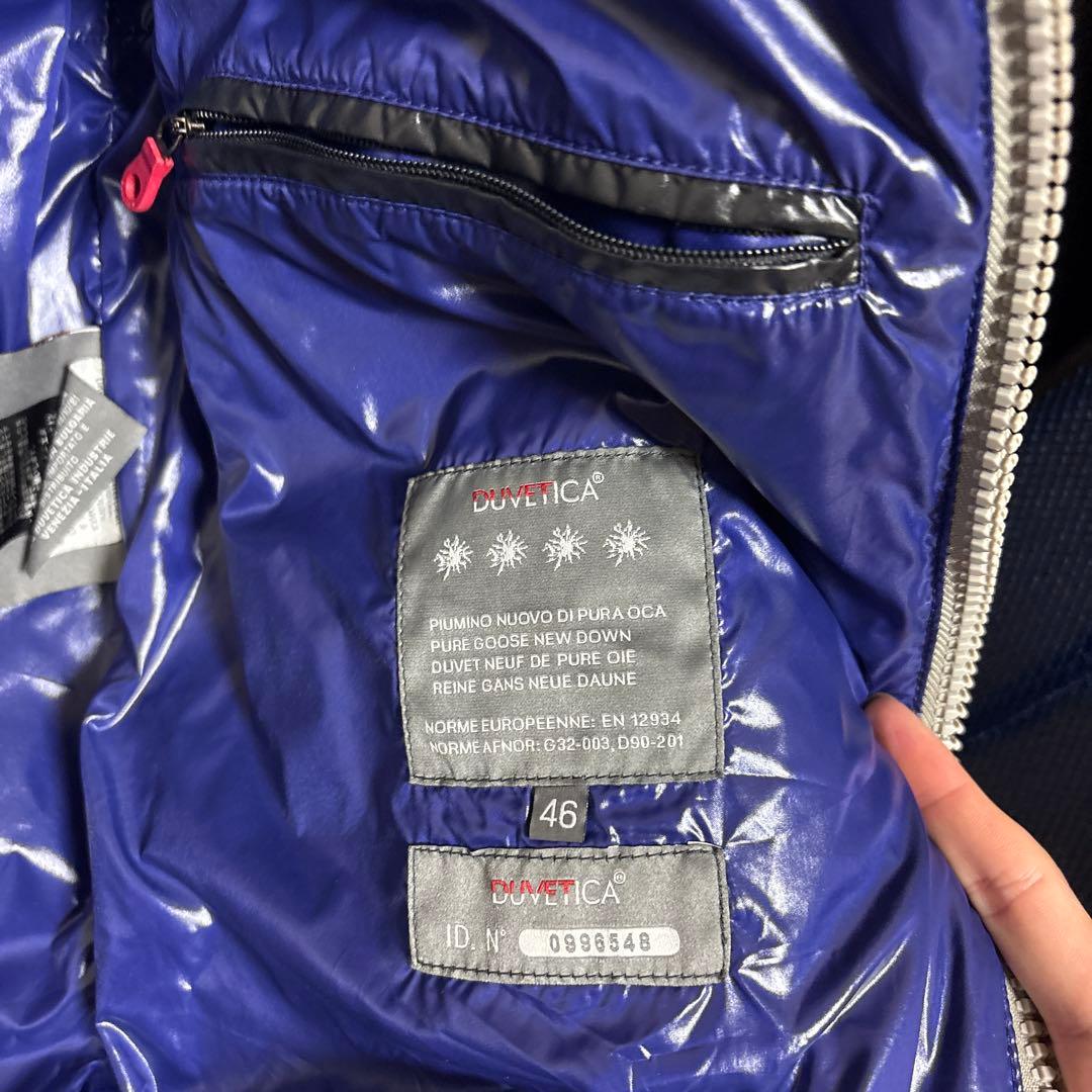 DUVETICA ブラックダウンジャケット 46
