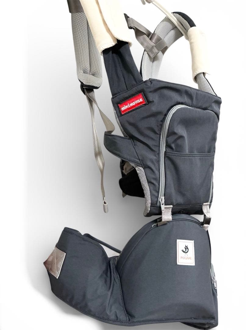 超美品　ミキハウス × ポグネー ベビーキャリア ＆キャリーケープセット