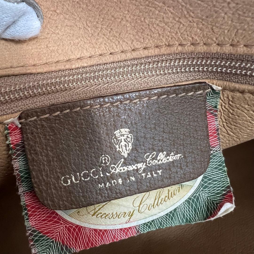 【極美品】GUCCI グッチ　ショルダーバッグ　GG柄　シェリーライン　PVC
