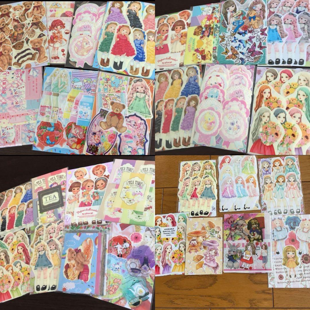 海外文具特大まとめ売り1●新品●コラージュ素材大量★大容量セット