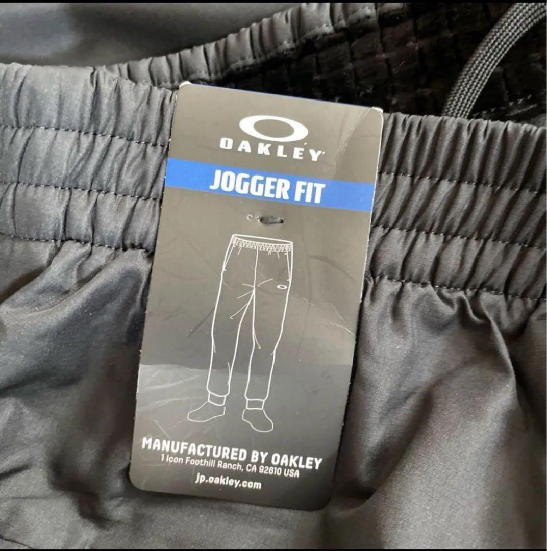 オークリー　メンズ　ウィンドブレーカー　軽量　撥水　ブラック　黒　上下　M